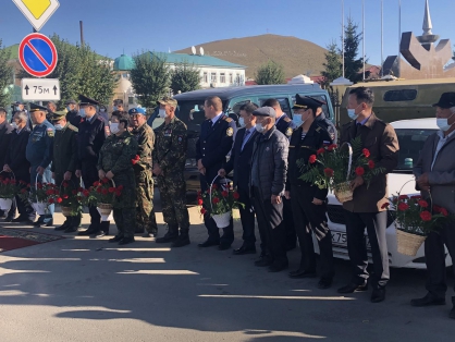 Торжественный митинг в честь героев-забайкальцев прошел на Аллее Героев посёлка Агинское